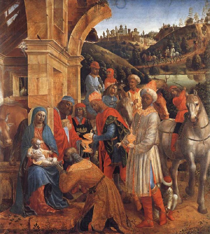 Vincenzo Foppa The Adoration of the Kings Norge oil painting art